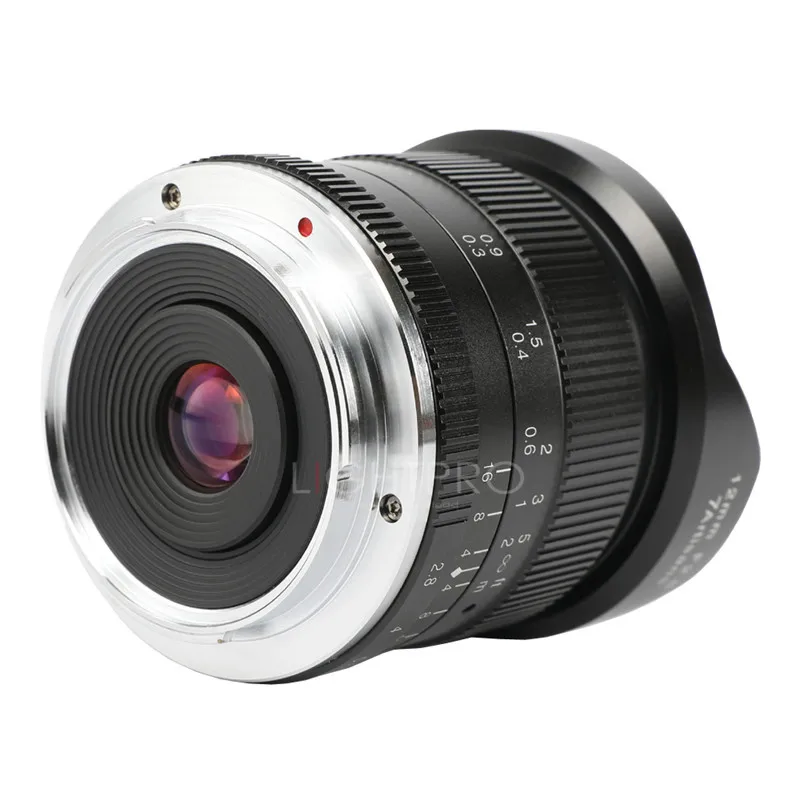 Ультра широкоугольный объектив 7artisans 12 мм f2.8 для Sony e крепление APS C беззеркальных