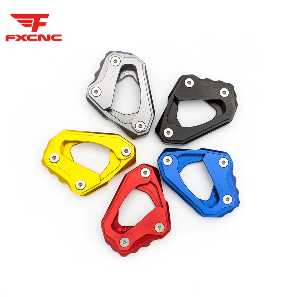 FX CNC алюминиевая подставка для мотоцикла подножка боковая Удлиняющая пластина