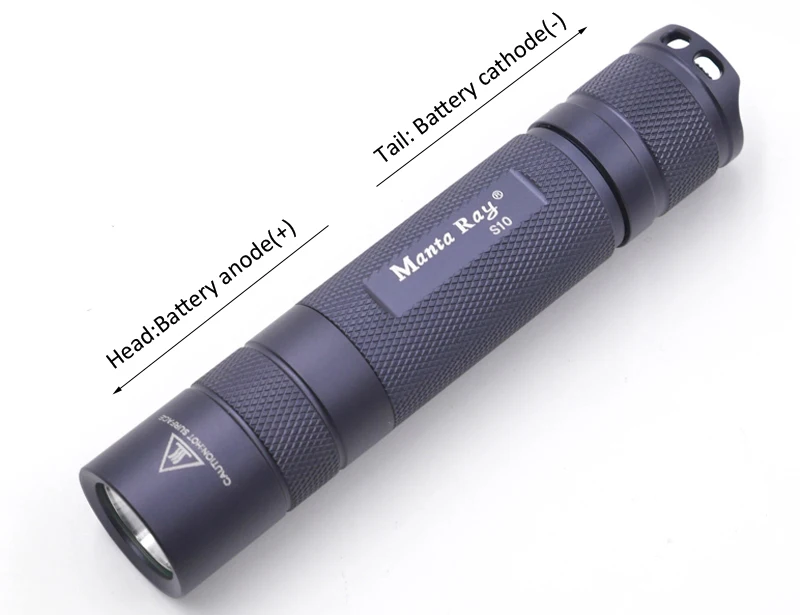 Manta Ray S10 серый Cree XML2 U3-1A AMC7135* 6 5 Режим плавный светильник с затемнением EDC светодиодный фонарик