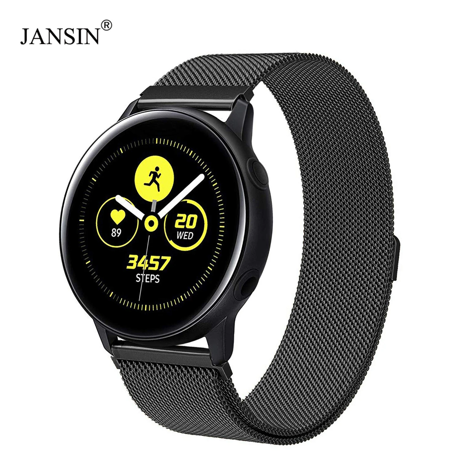 Миланская петля браслет из нержавеющей стали для Samsung Galaxy Watch Active 40 мм магнитный