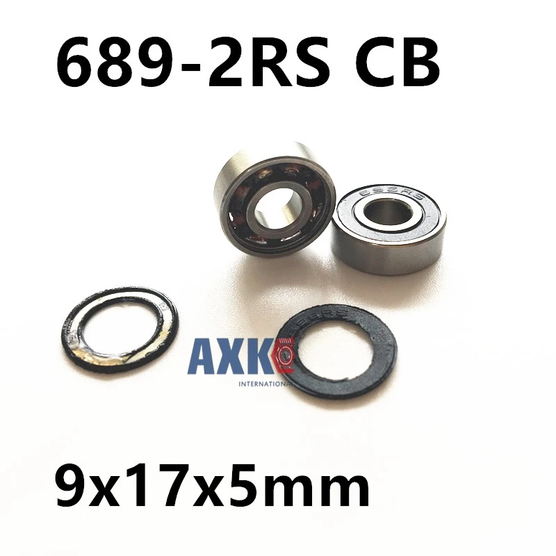 Бесплатная доставка 689 2RS гибридные керамические подшипники abec5 шариковый