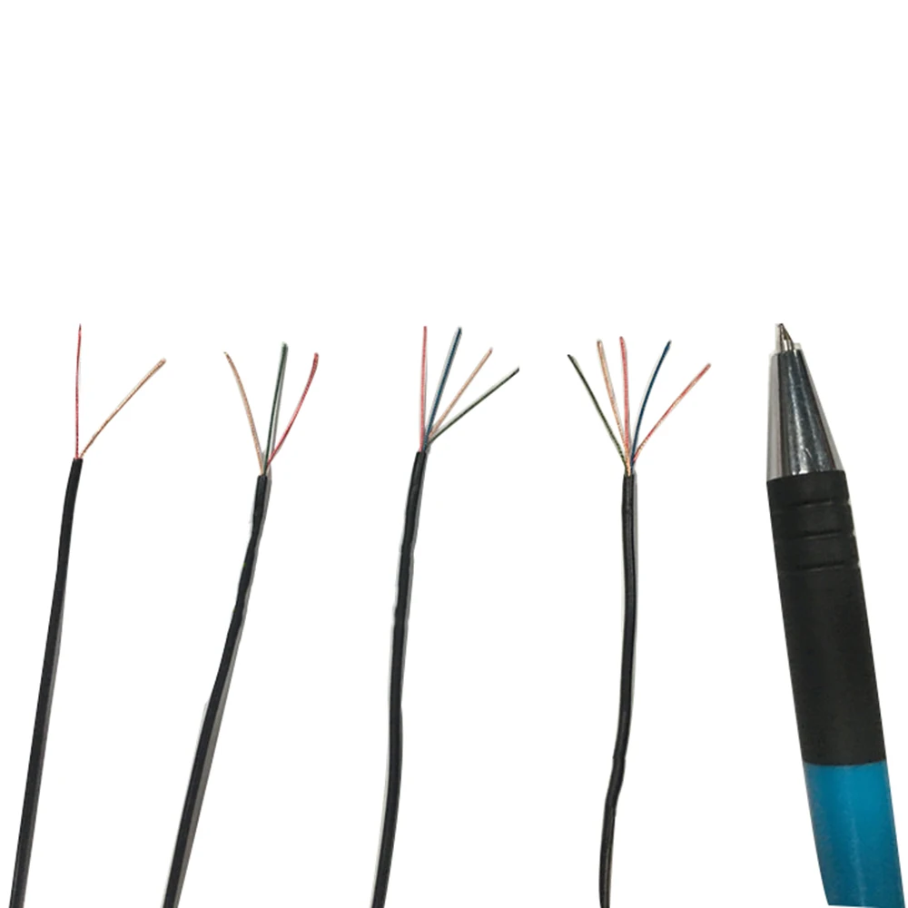 4core Air conditioning Wire Enamel Insulated Line Glass Fiber Headphone Out Diameter 1.4mm PVC Refrigerator Cable Diy | Обустройство