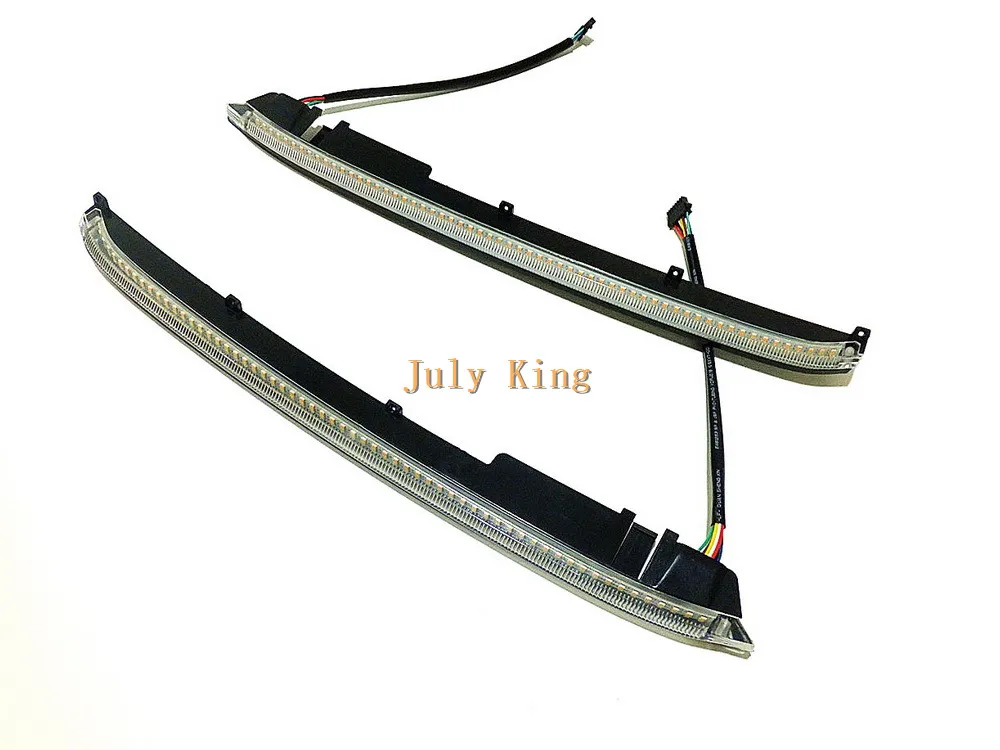 July King светодиодный чехол для дневных ходовых огней для Toyota Mark X eiz 2005-09, DRL+ желтый стример указателей поворота+ синий ночной DRL