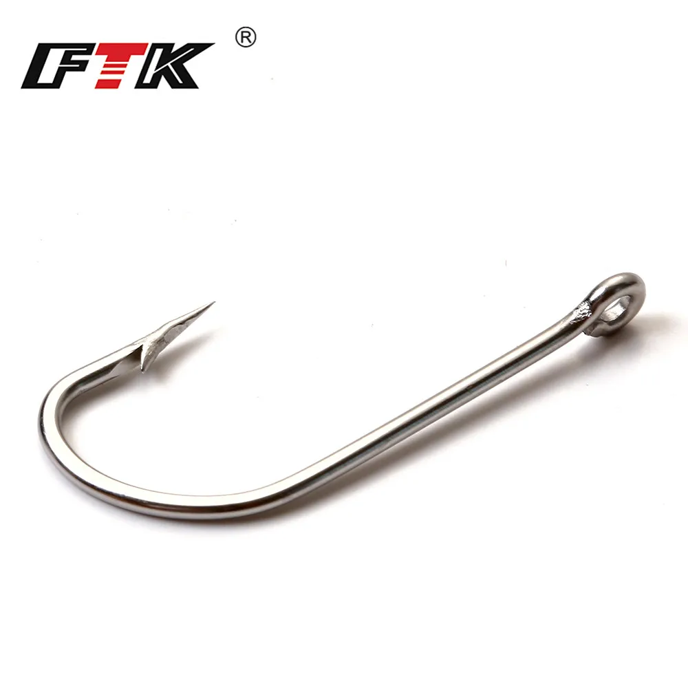 Крючки из нержавеющей стали FTK 401SS OShauchness 6/0 # 1/0 с 25 шт. 1 8 50 для крючков ловли карпа