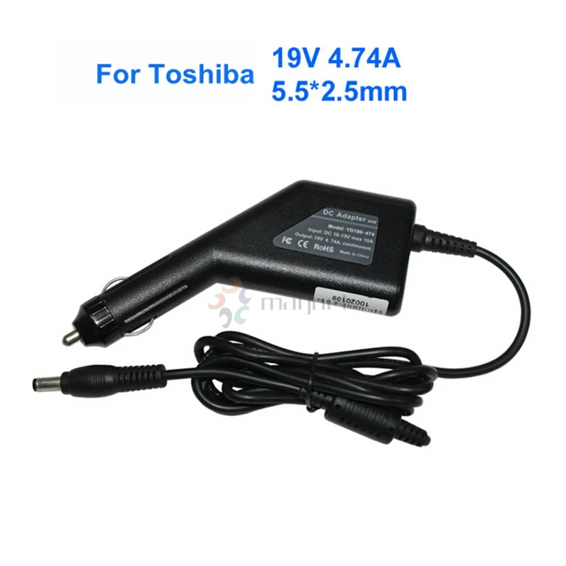 Автомобильный адаптер постоянного тока для ноутбука Toshiba Satellite A300 A200 C850 C850D L850 L750