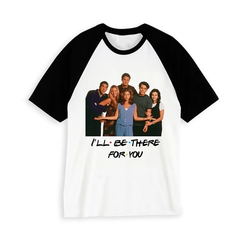 Друзья ТВ шоу футболка рубашка для друзей женщин мужчин Панк Harajuku мужская