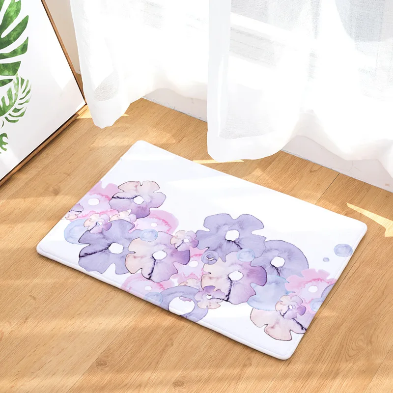 Добро пожаловать домой в передней двери мягкие фланелевые коврики