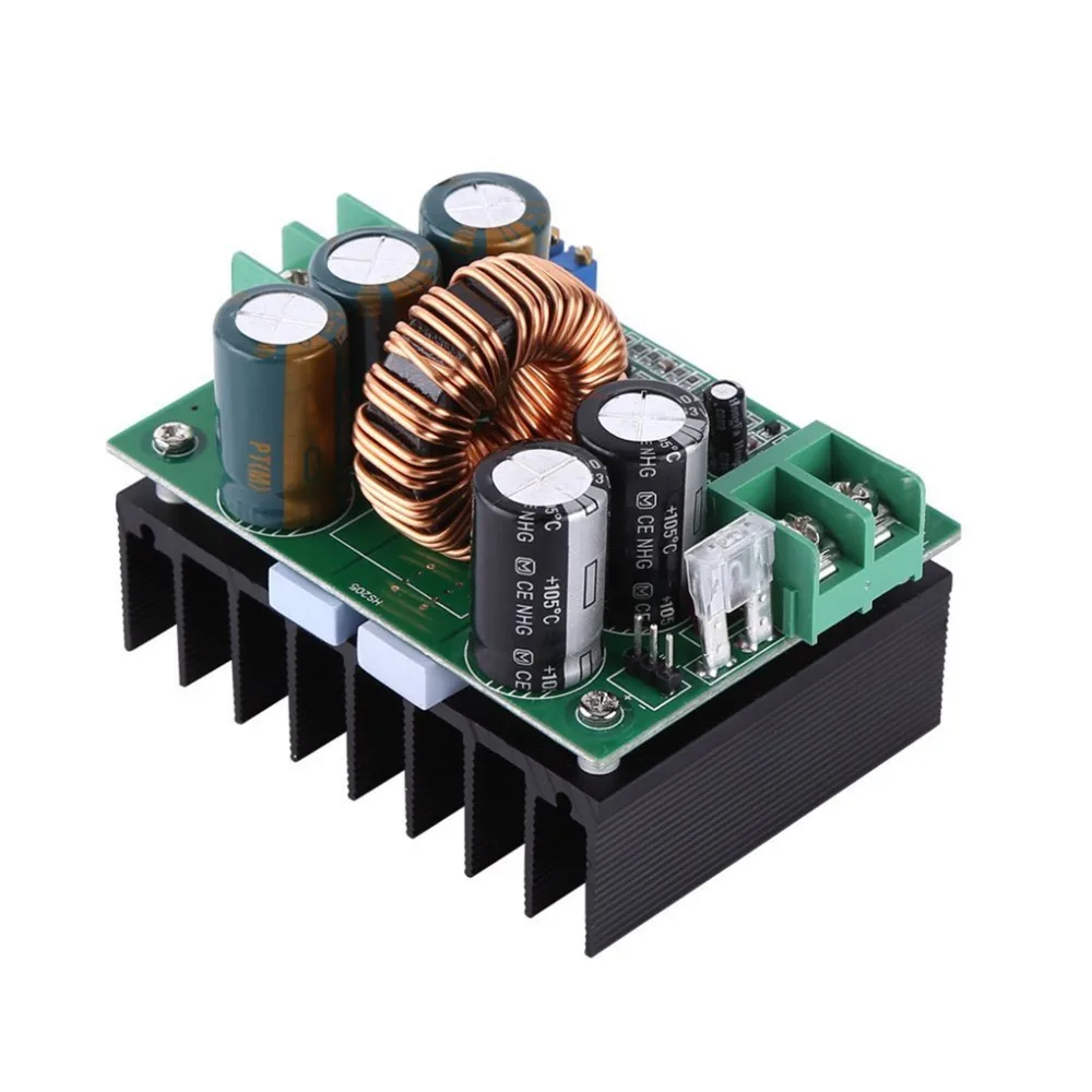 1200W 20A DC преобразователь Повышающий Модуль питания в 10-60V OUT 12-80V бортовой регулятор