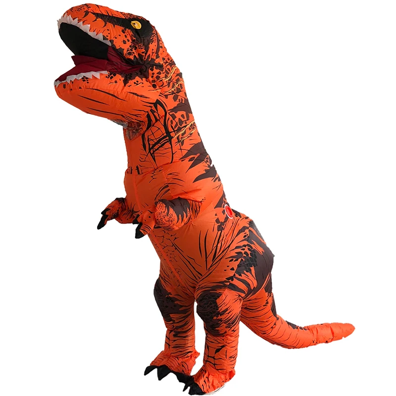 Новинка, надувной костюм динозавра для взрослых, T-REX костюм для Хэллоуина, T-REX, детский надувной костюм динозавра, детская одежда для костюмированной вечеринки
