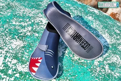 NS02-Shark Подводные носки для Океанариума 2 мм неопреновые носки легкие/Противоскользящие/удобные эластичные - Цвет: NS02-Shark