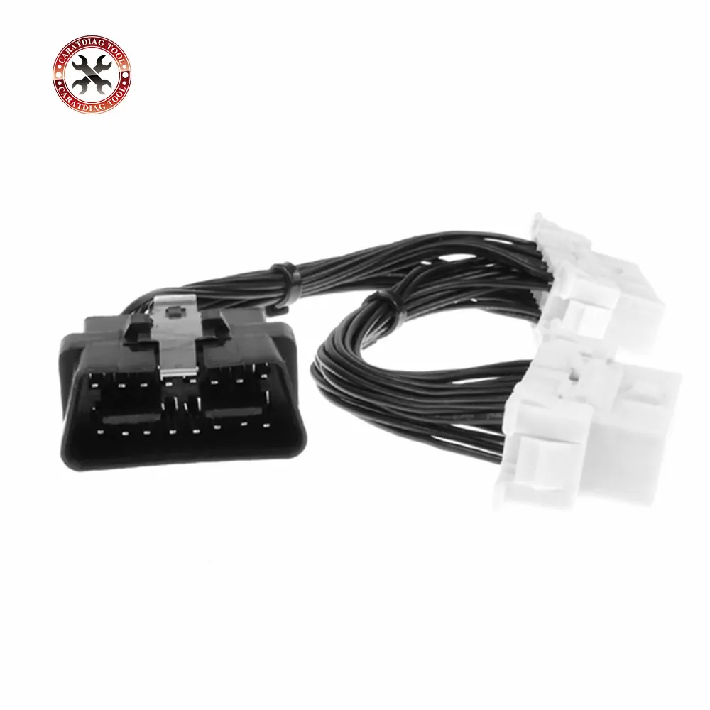 2018 ОДБ OBD2 кабель 16 Pin 1 Мужской до контакт 2 Женский OBD II разъем расширение