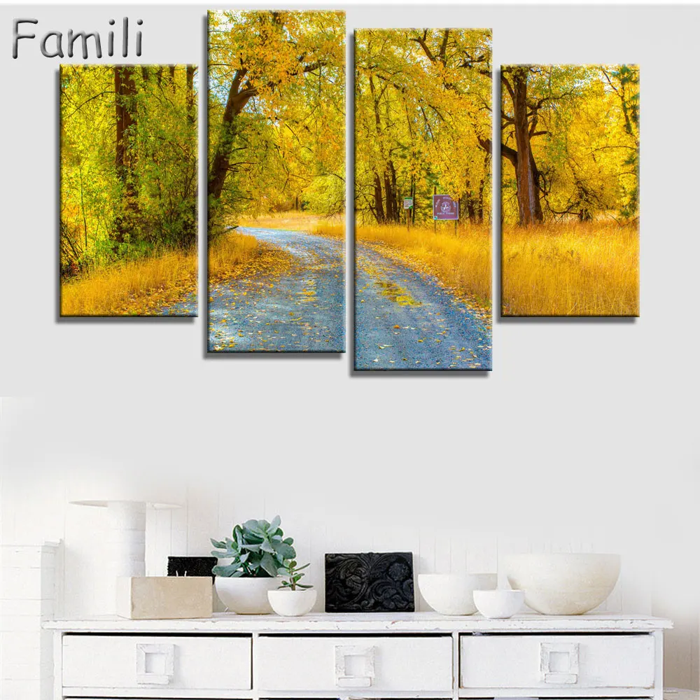 Холст настенный художественный постер домашний Декор Гостиная 4 шт. Европейский