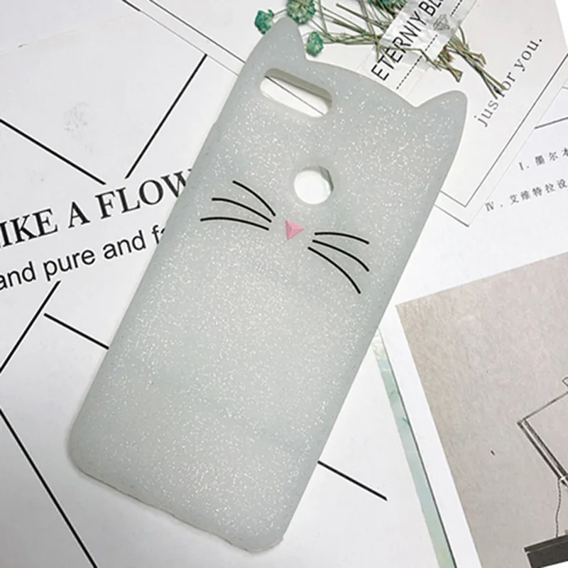 3D Cute Cartoon Beard Cat Ears Phone Case For Xiaomi redmi 4A note 4 3 5 5A 4x 5Pro Cover 5s 6 5x Max Note3 Cases |