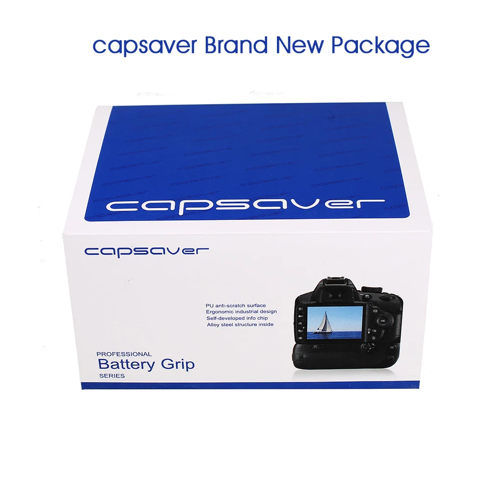 Capsaver Вертикальная Батарейная ручка для Canon 7D Mark II 7D2 7D II камера Замена BG-E16 мульти-мощность Батарея держатель работает с LE-E6