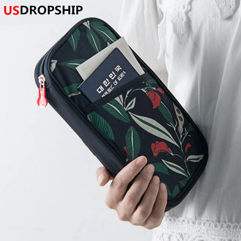 USDROPSHIP funcion titular la tarjeta credito pu cuero de visita del bolso ID pasaporte monedero | Багаж и сумки