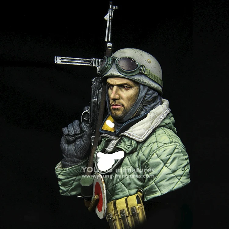 Коллекция 1/10 года модель Fallschirmjager 1943 из смолы GK военная тема Второй мировой войны