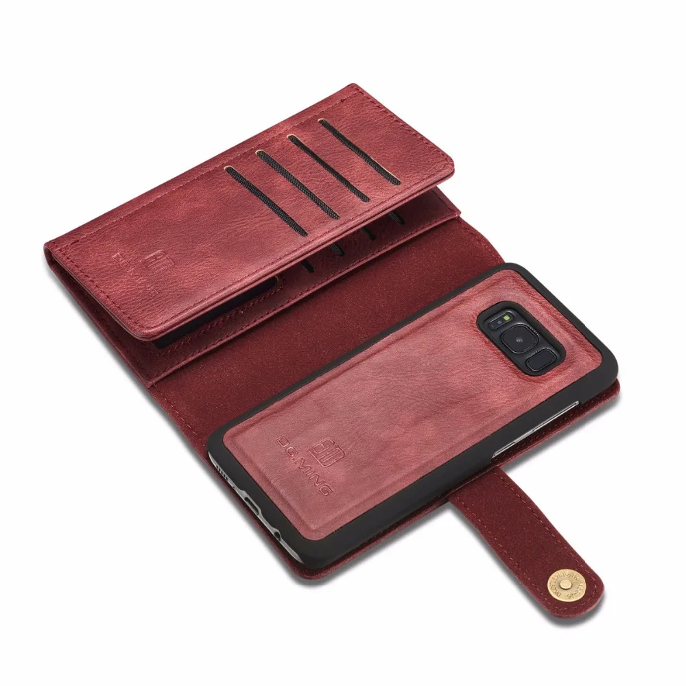 

for Samsung Galaxy S7 Edge S8 S9 plus Note 8 note8 phone case wallet cases card slots luxury leather PU flip cover coque 3 fold