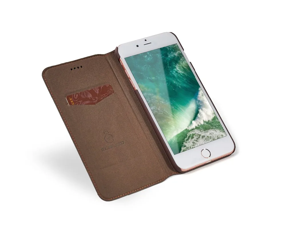 Musubo ультра тонкий чехол для телефона iPhone 11 7 Plus XS MAX XR из натуральной кожи Роскошные Флип-чехлы Чехол для iPhone 8 Plus 6 Plus 6s