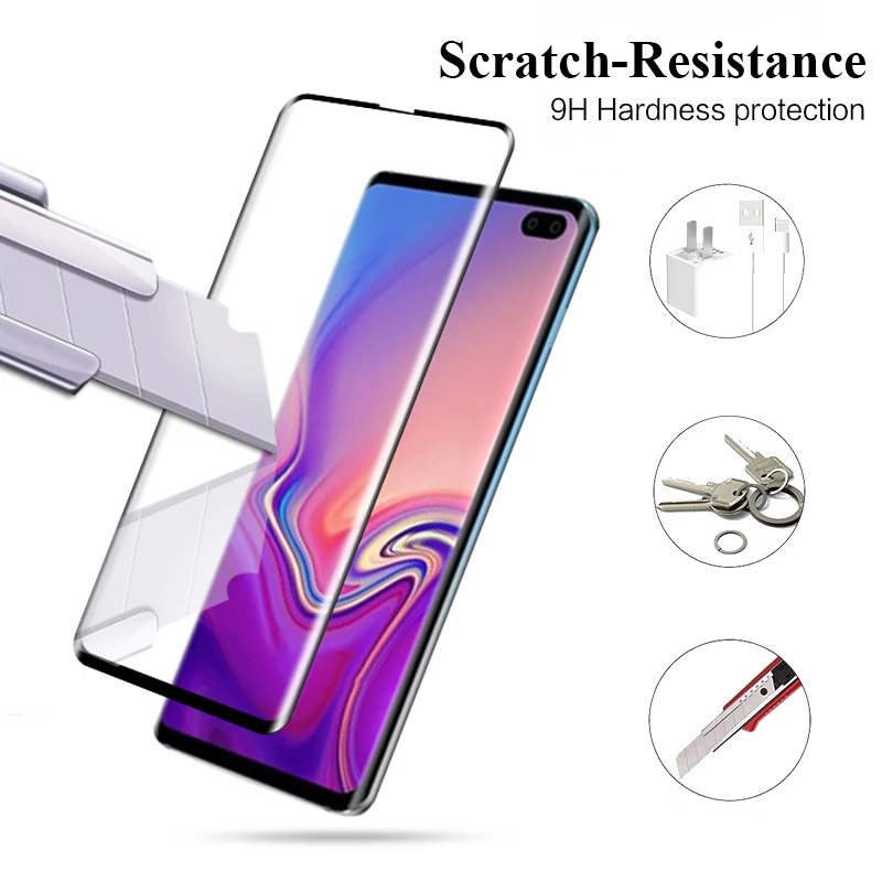 Защитное стекло для Samsung s10e s10 plus 5G galaxy s9 s8 закаленное s 10 e 9 8 s10plus samsong gelaksi экранный