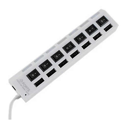 QUWIND 7 Порты USB 2 0 хаб расширения/сплиттер адаптер|usb to optical audio adapter|adapter bluetooth usbadapter