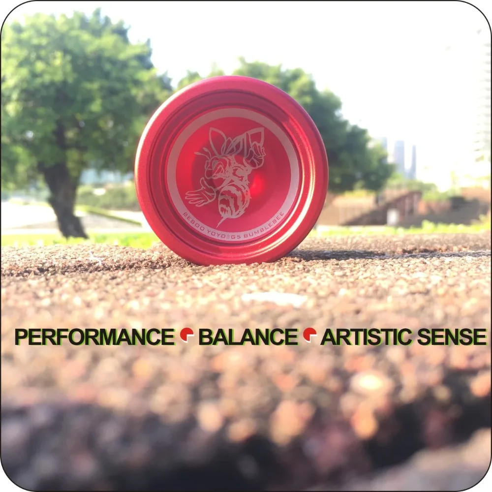 BEBOO G5 Red Hornet yoyo Профессиональный Йо мяч из алюминиевого сплава набор йо + перчатки 3