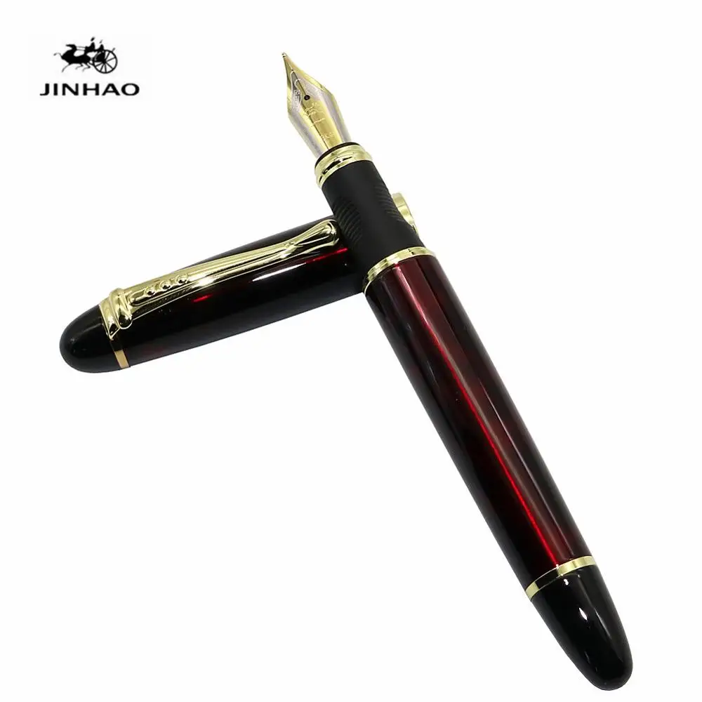spider red Jinhao X450 самопишущее перо полностью металлический золотой зажим роскошные ручки канцелярские принадлежности для студентов офисные школьные принадлежности - Цвет: spider red