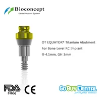 ot equator titanium abutment d4 1mm gh 3mm for staumann bone level rc implant 134230 1