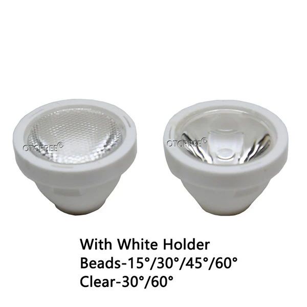 

Держатель для линзы 20мм 15/30/45/60 градусов черный/белый