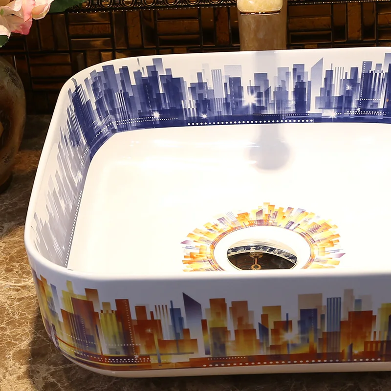 Chinese Antique ceramic sink china wash basin Ceramic Counter Top Wash Basin Bathroom Sinks cabinet bathroom | Обустройство дома