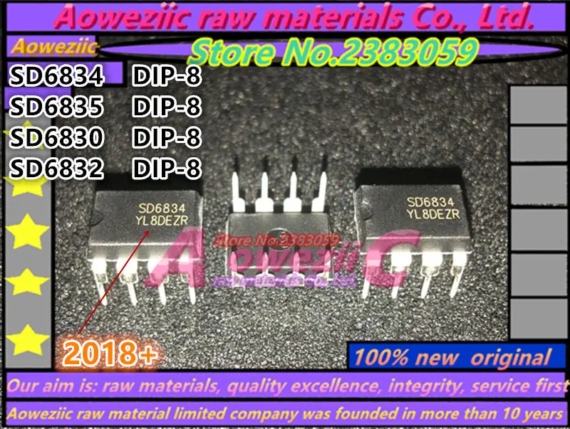Aoweziic 100% Новый оригинальный SD6830 SD6832 SD6834 SD6835 SD4840P SD4841P SD4842P SD4843P SD4844P DIP-8 чип питания |