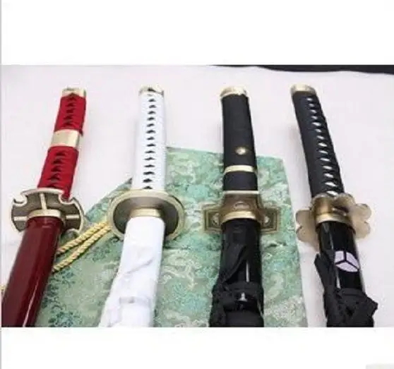 S2732 японская кисть RORONOA ZORO SHUSUI WADO ICHIMONJI YUBASHIRI SANDAI KITETSU в виде меча лопасти гамона 41 1