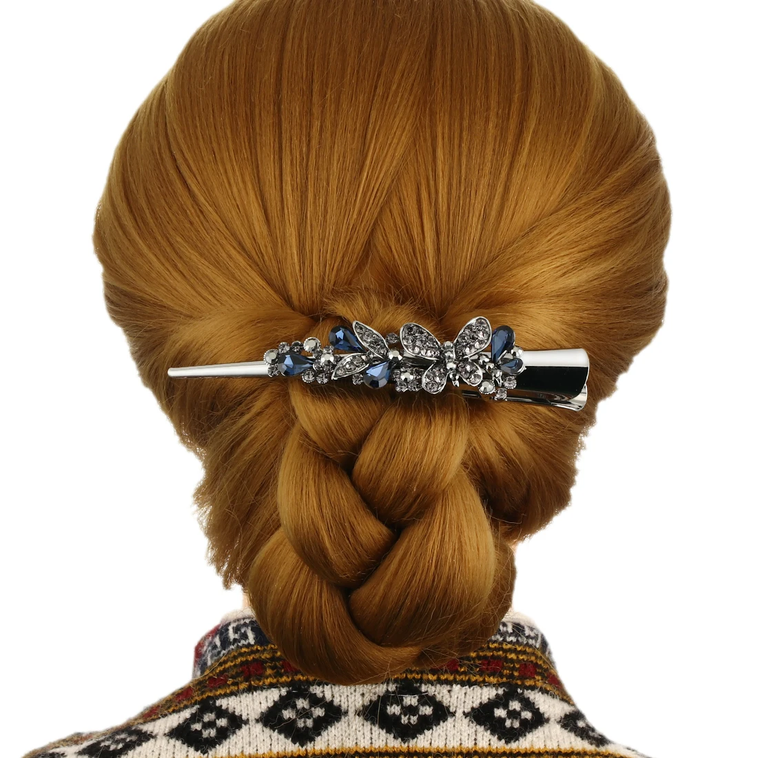 Женские заколки для волос с кристаллами в виде бабочки|hair clips for women|hair clipladies hair