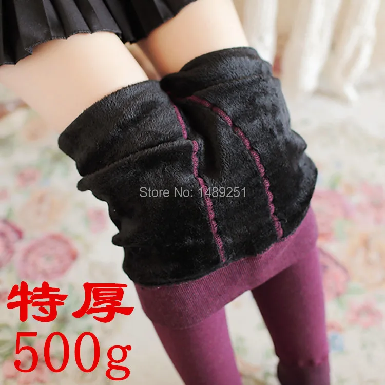 

Women Winter Warm Tights Thick Northern Winter Cold Colorful Cotton Pilling Pantyhose 500g Fitness Stockings Free Shipping