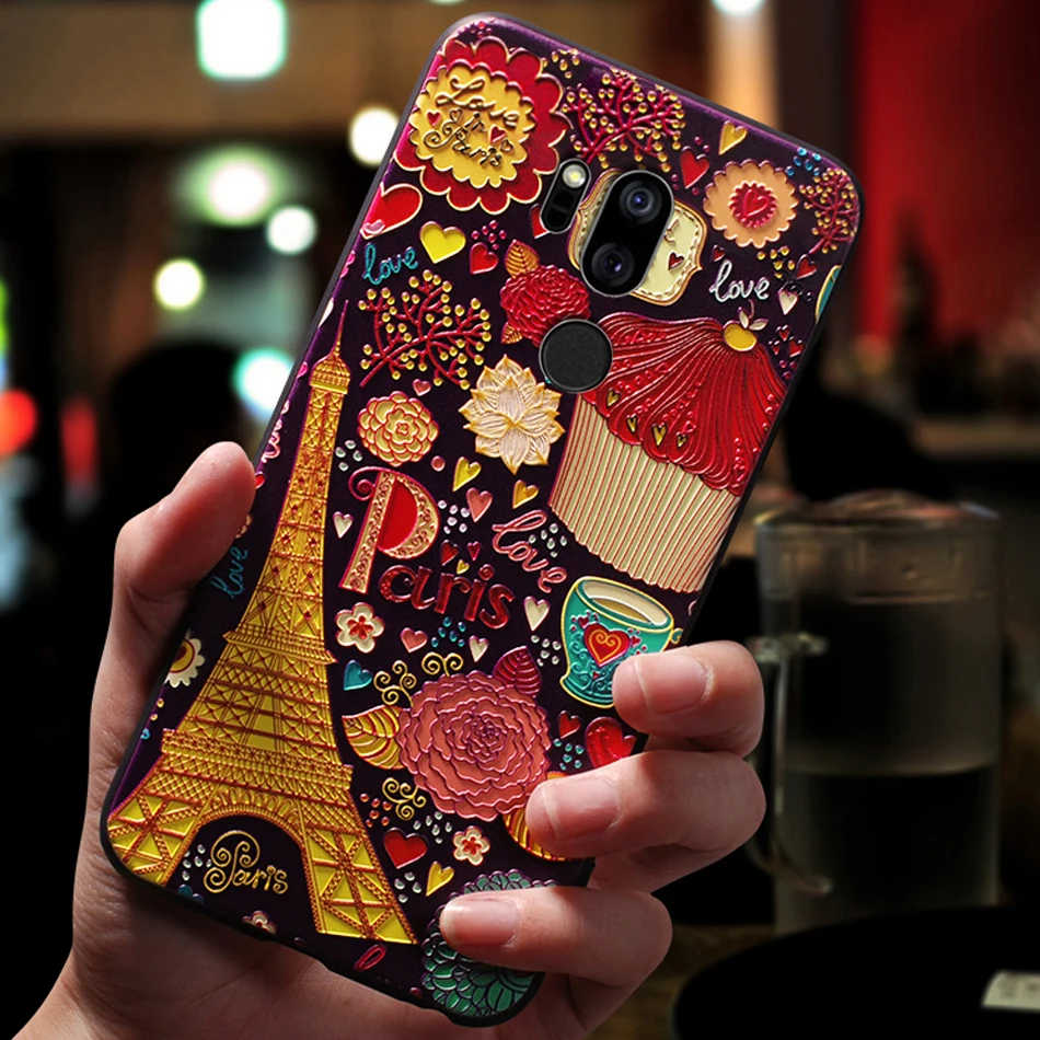 Чехол YonLinTan чехол для LG G5 G6 G7 ThinQ силиконовый мобильного телефона милый 3D