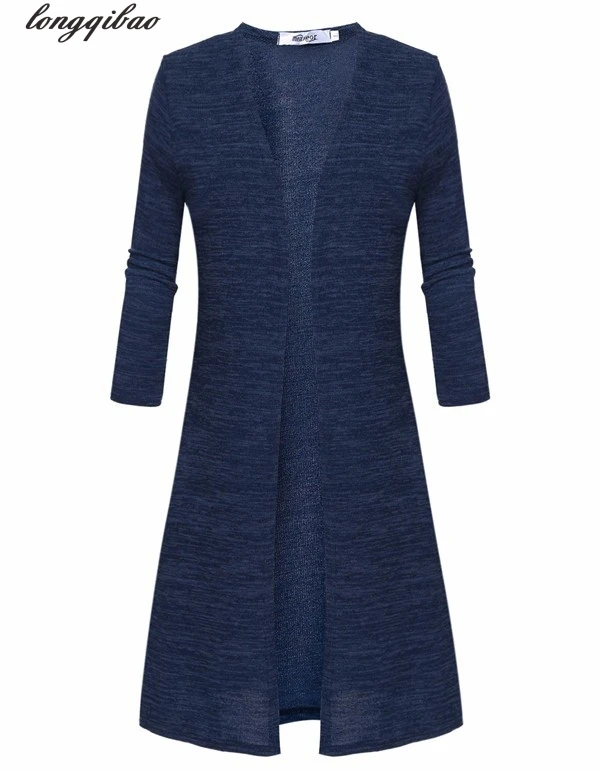 2017 европейский и американский женский кашемировый вязаный кардиган длинный