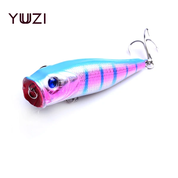 YUZI 2018 Новое поступление 1 шт. 8 5 см 14 г Большой Поппер рыболовные приманки 3d глаза