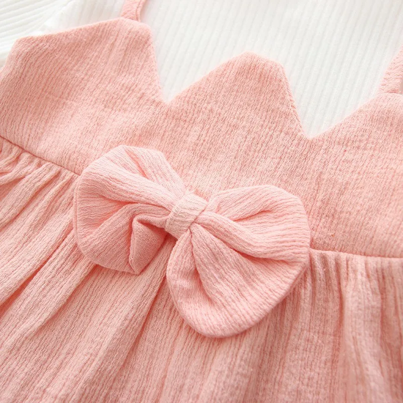 Платья для маленьких девочек осенняя одежда платье принцессы Лоскутная детская