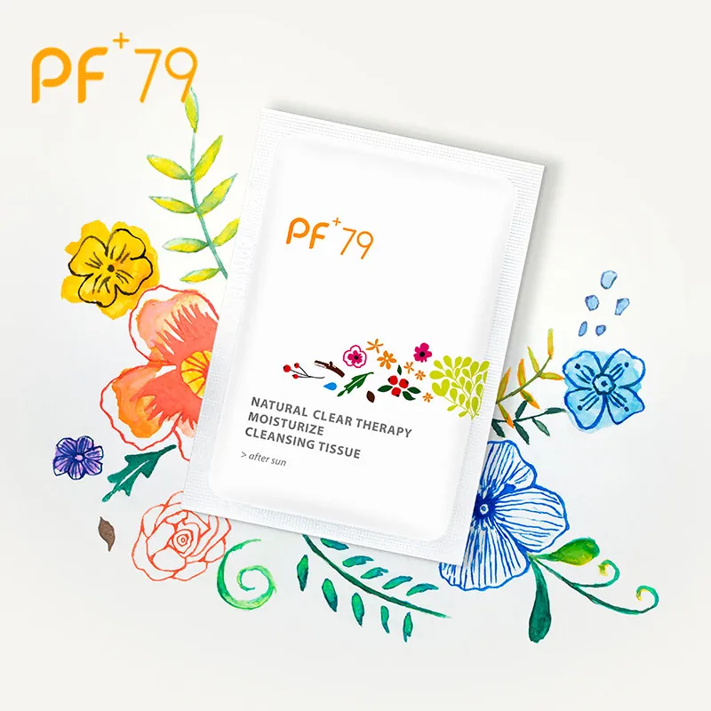 PF79 натуральные очищающие салфетки снятие макияжа для впитывания жира уход за