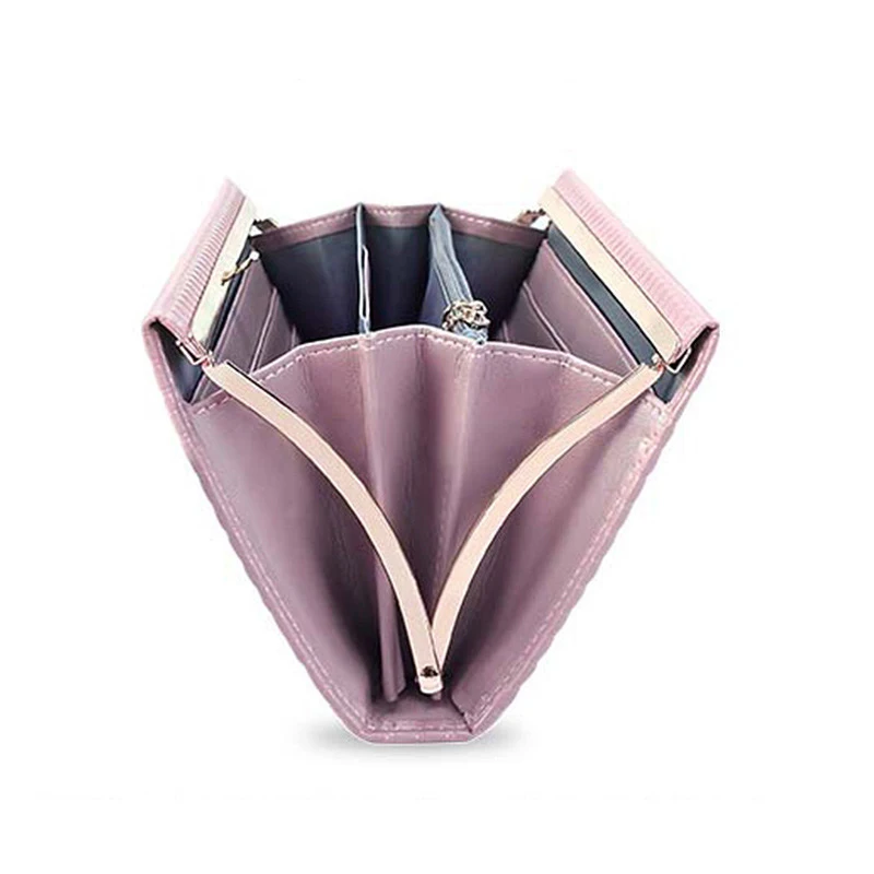 Новая мода 100% корова натуральная кожа женские длинные кошельки женский