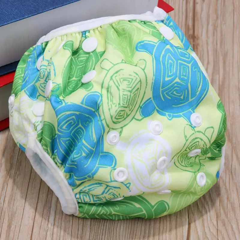 Водонепроницаемый Регулируемый детский купальный подгузник штаны для бассейна