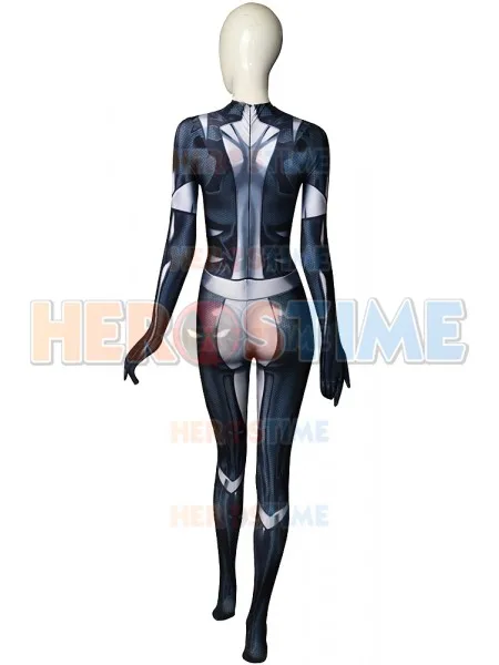 Черно-серый костюм X-men с 3D принтом для косплея Лаура Кинни Женский и детский из