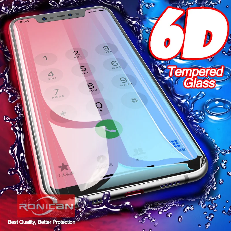 6D на стекло для Xiaomi Redmi Note 6 5 Pro 4X защита экрана Mi8 A1 A2 Lite 6X закаленное Plus 6A S2 |