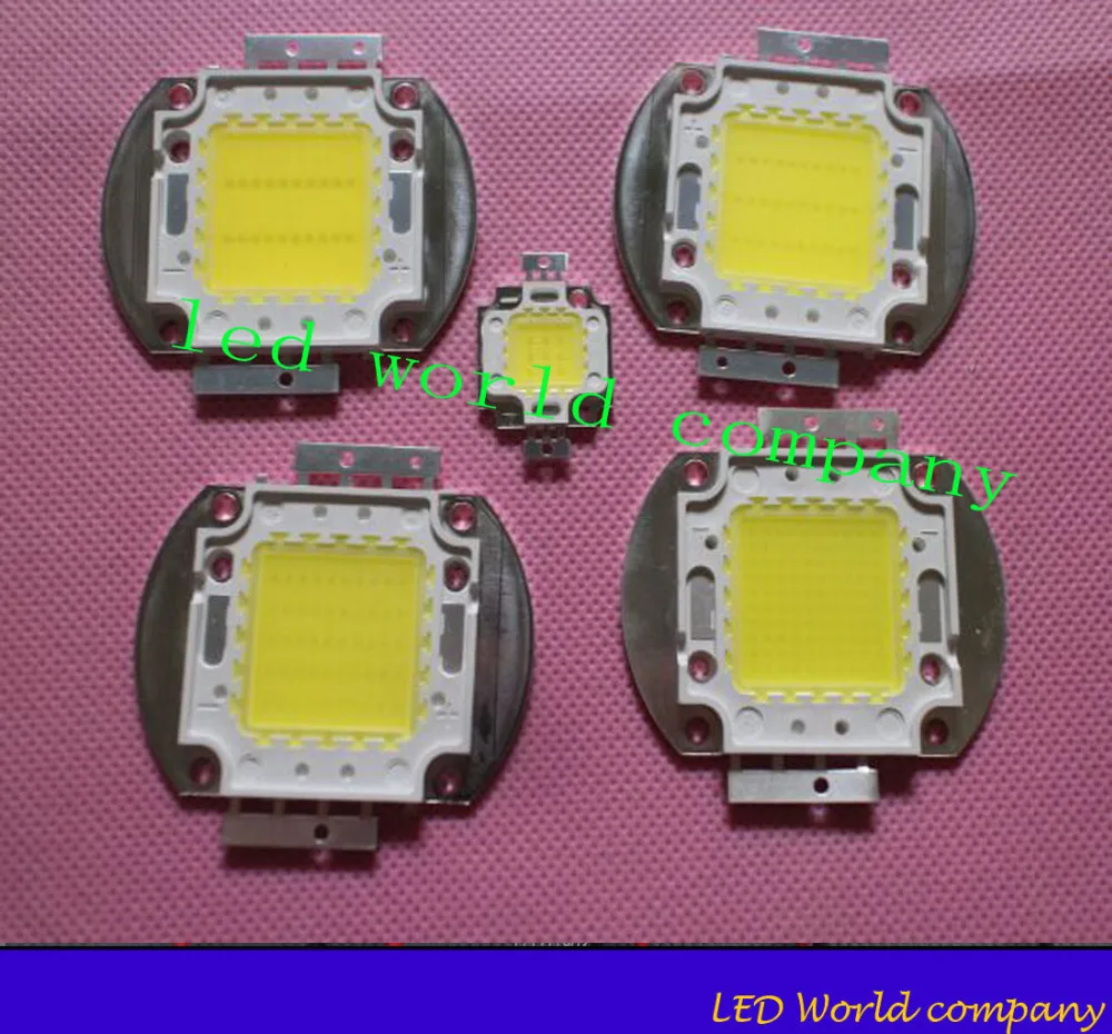 10 Вт 20 30 50 100 Высокая мощность LED Теплый/натуральный белый/холодный белый