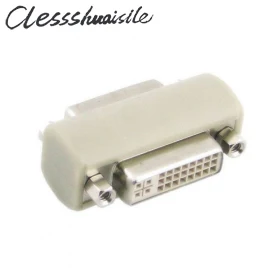 

(100pcs/lot) DVI 24+5 Female to DVI 24+5 Female VIDEO Converter Adapter 180 degree extender