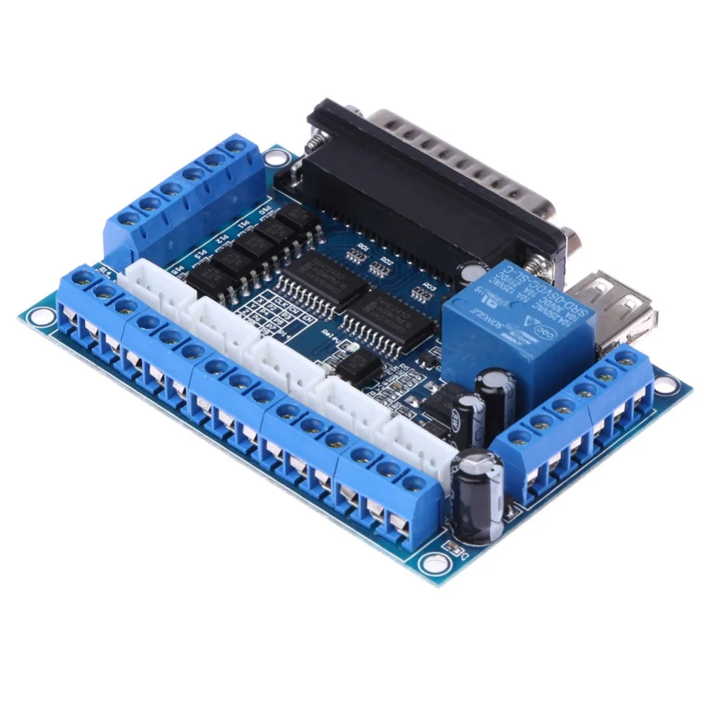Плата расширения PCI USB адаптер LPT CNC интерфейс драйвера шагового двигателя DC 12 24 В с