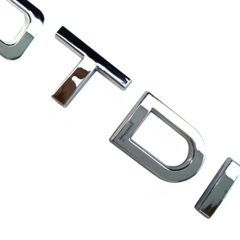 50pcs/lot ABS 2.0TDI Chrome Badge Emblem Sticker Logo | Автомобили и мотоциклы