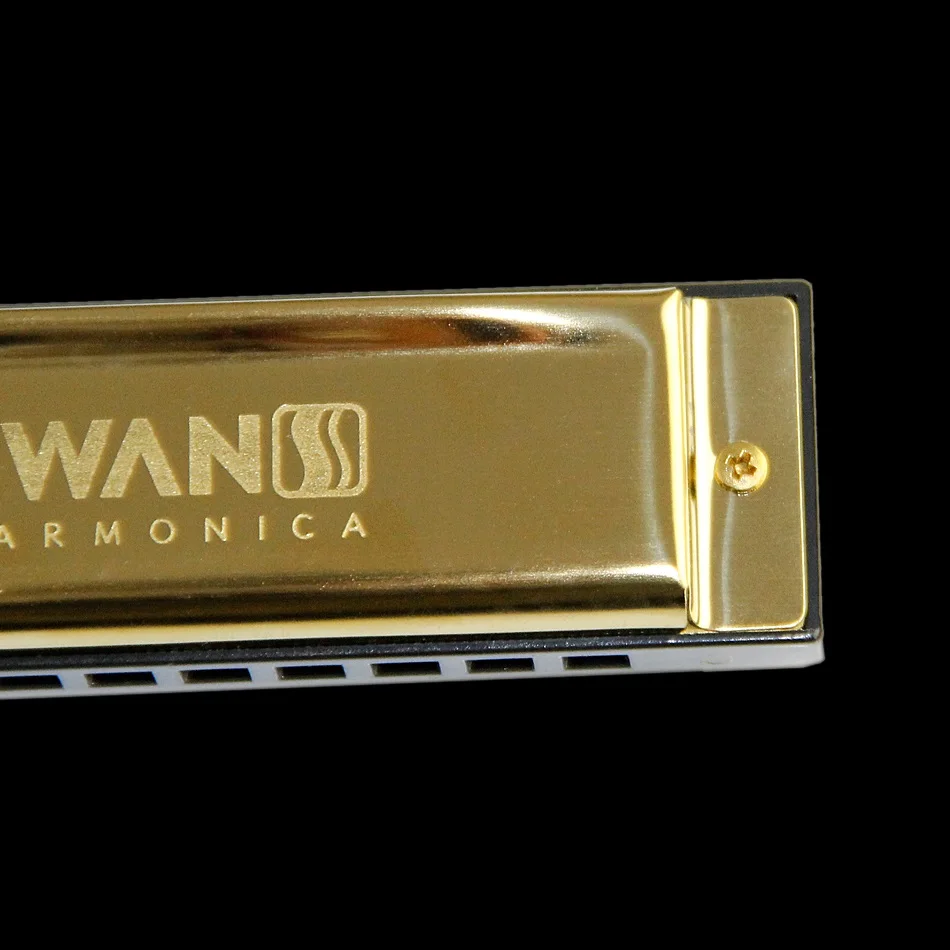 

10 Hole SWAN SW1020H-Y C Key 2D Tone Blues Harmonica