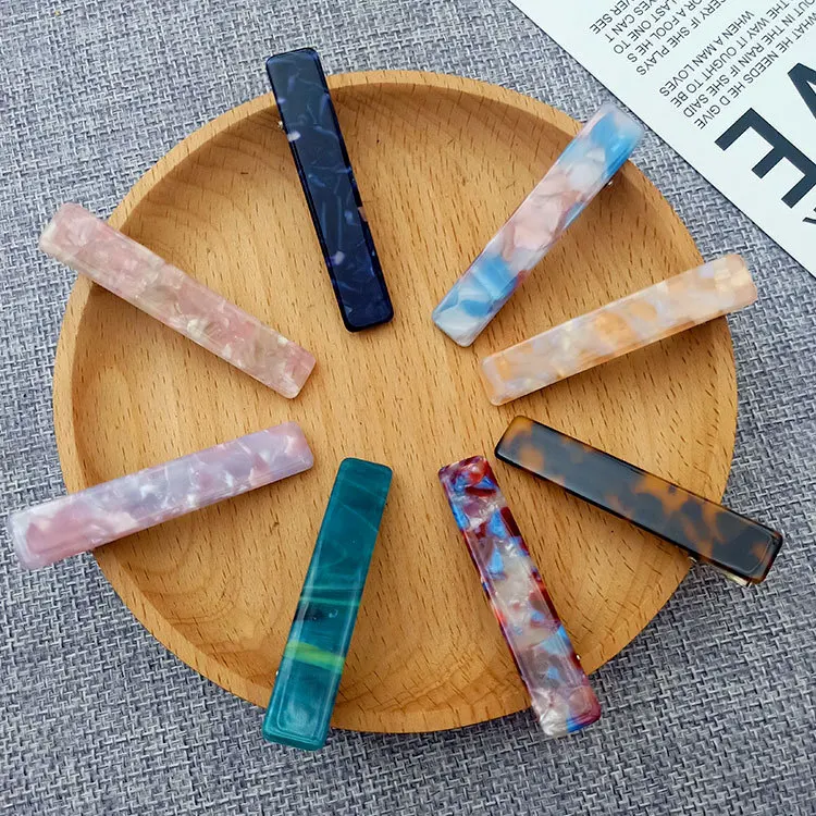 Заколки для волос из ацетата женщин аксессуары заколки-пряжки cheveux fille - купить по