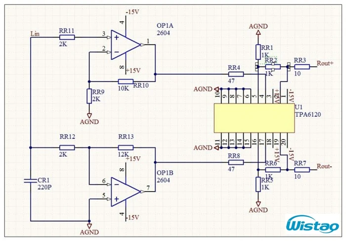 Сбалансированный усилитель для наушников IWISTAO Hi Fi TPA6120A2 AMP 16 ~ 600 Ом 750 МВт/300 6 35