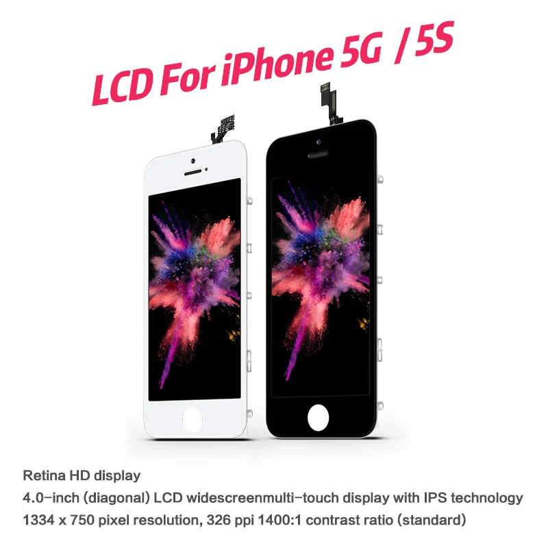AAA +++ для iPhone 6 6S LCD 100% новый 5 5S 7 Дисплей с 3D сенсорным экраном дигитайзер в сборе